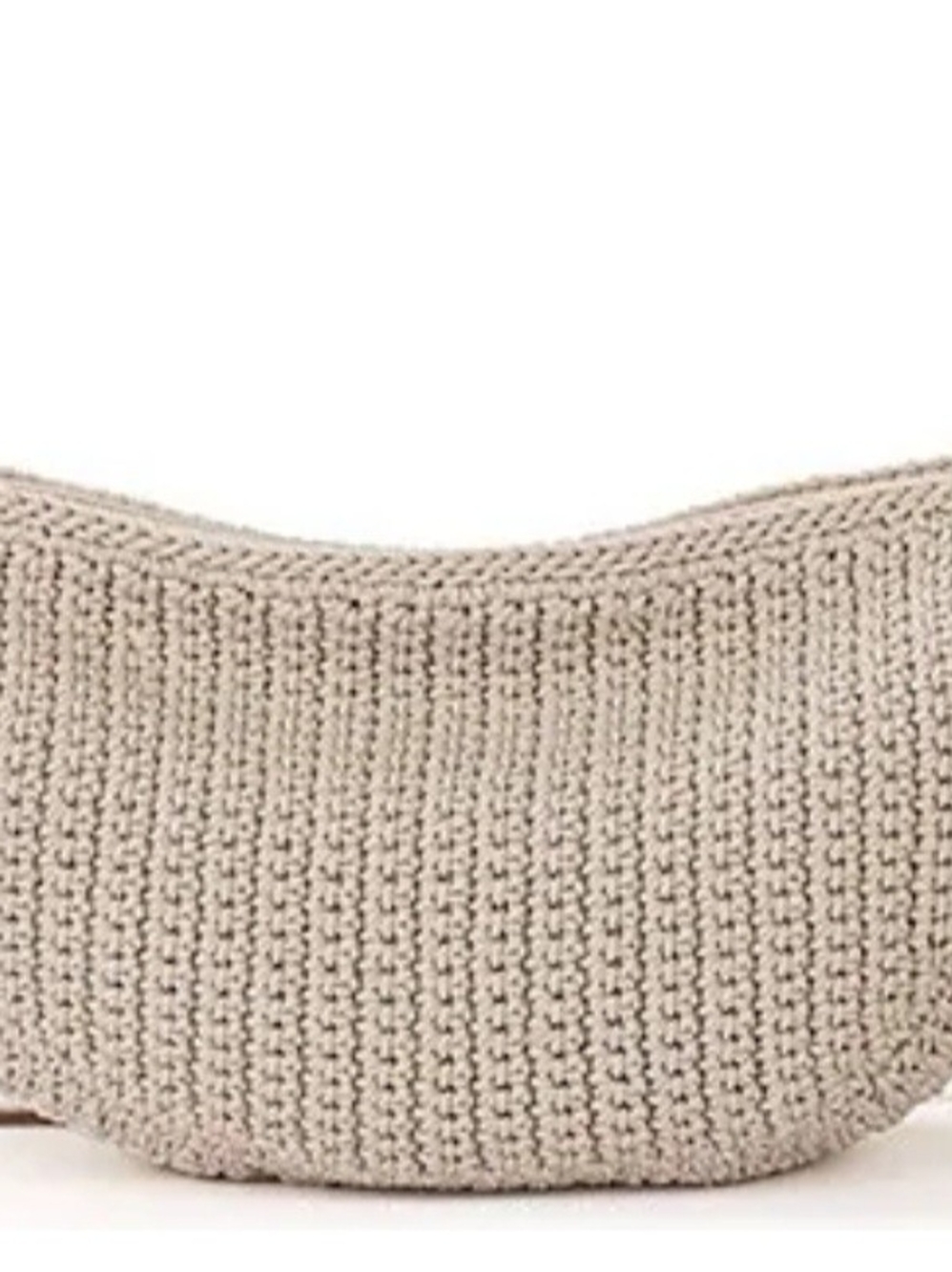 The Sak Cream Woven Crescent Crossbody - Picture 2 of 10